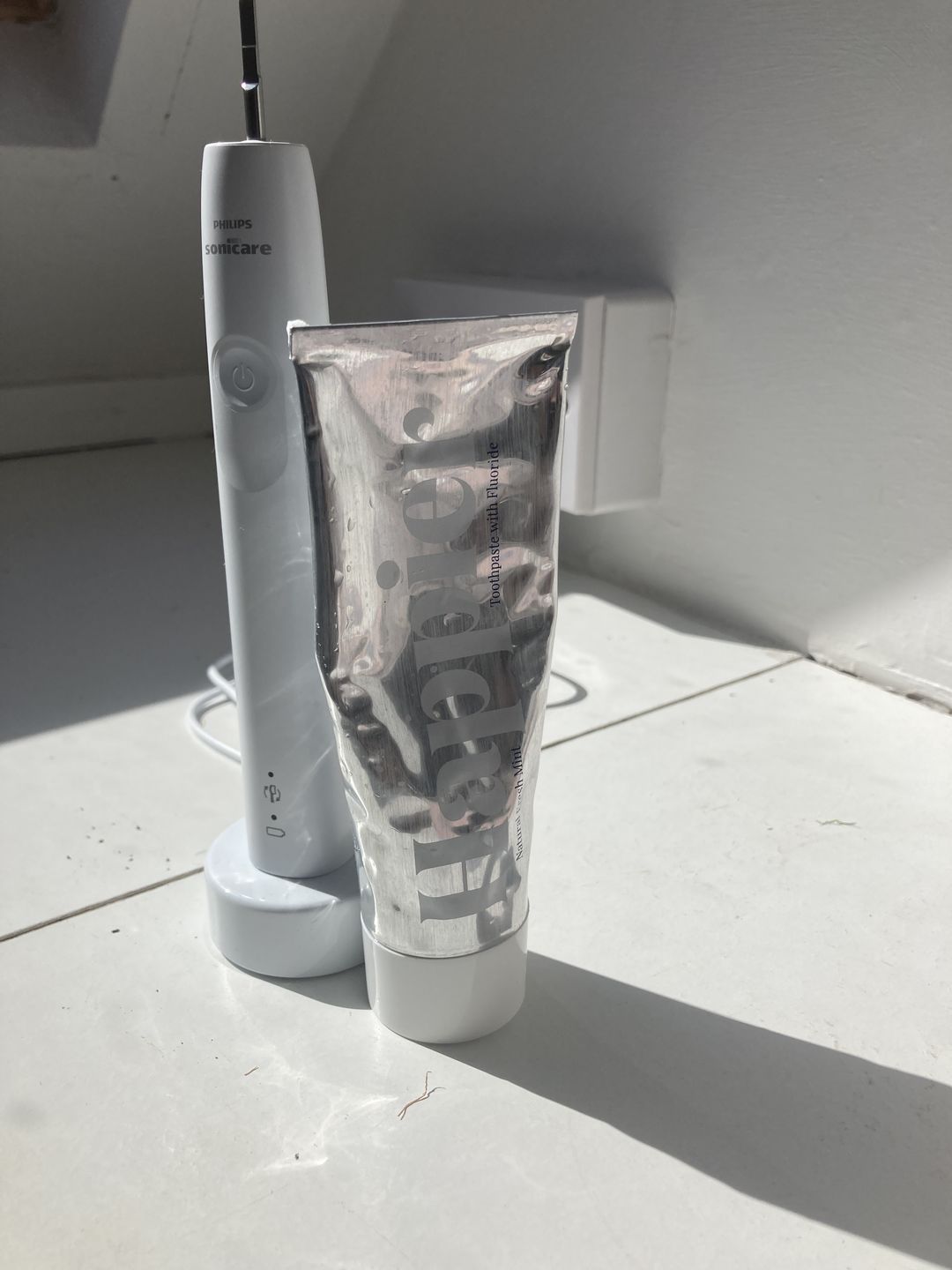 Customer photo review of Happier Fresh Mint Toothpaste
