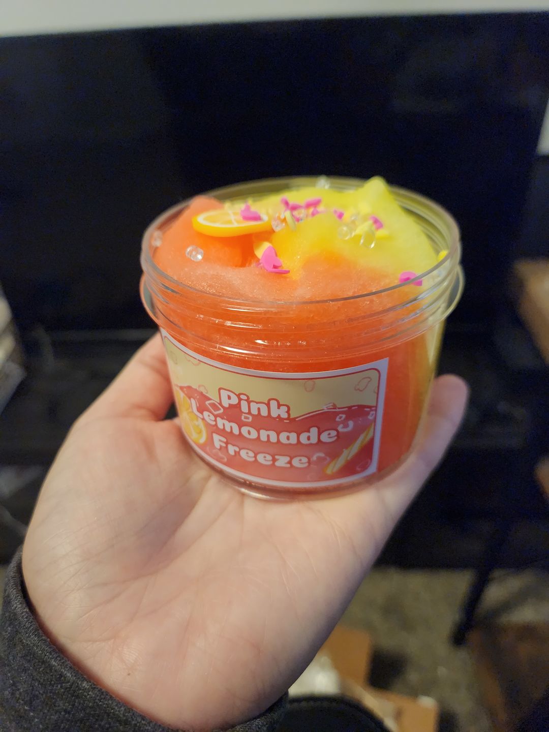 Customer photo review of pink lemonade freeze