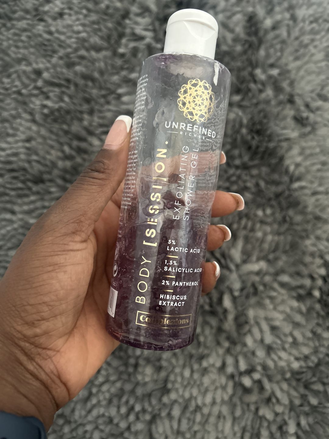 Customer photo review of BODY [SESSI]ON. - Exfoliating Shower Gel