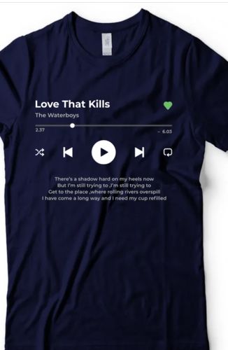 Customer photo review of Your Favorite Song T-Shirt Music Player