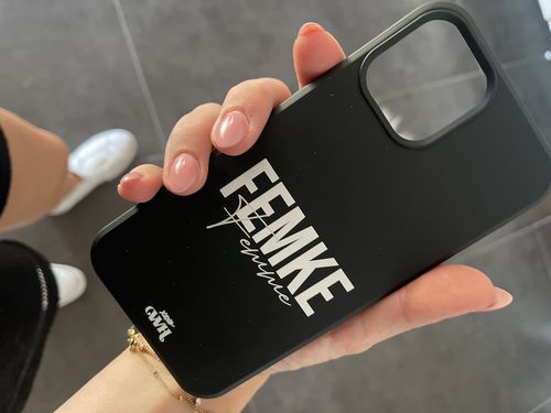Customer photo review of iPhone 12 Pro Max - Black Personalized Color Case
