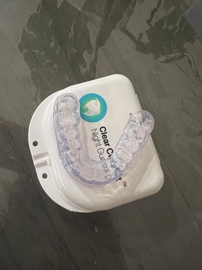 Customer photo review of 1mm Thinnest Custom Daytime Teeth Guard - Protect your Teeth Without Anyone Noticing