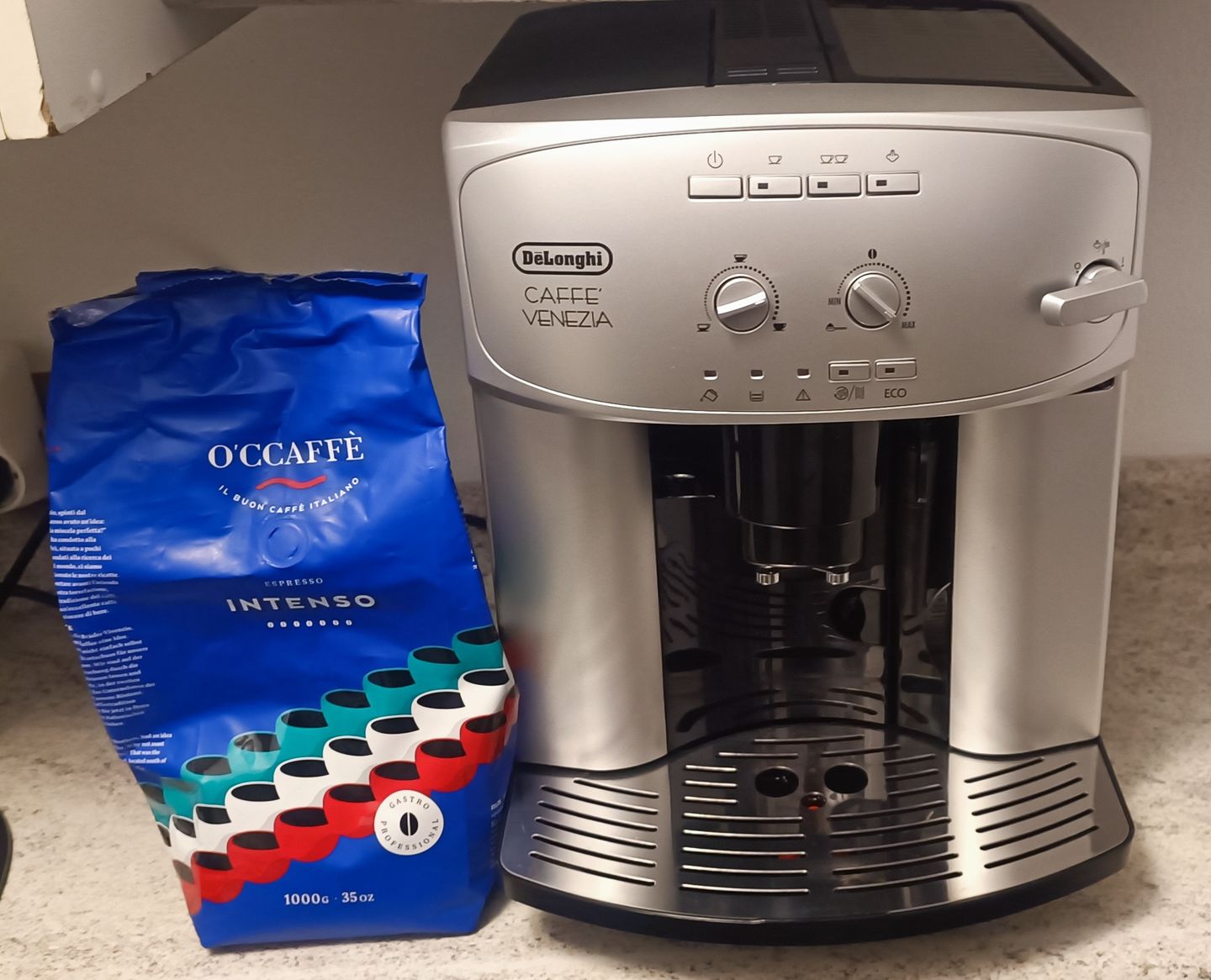 Customer photo review of Occaffe Grano Espresso Classico Professional 1kg