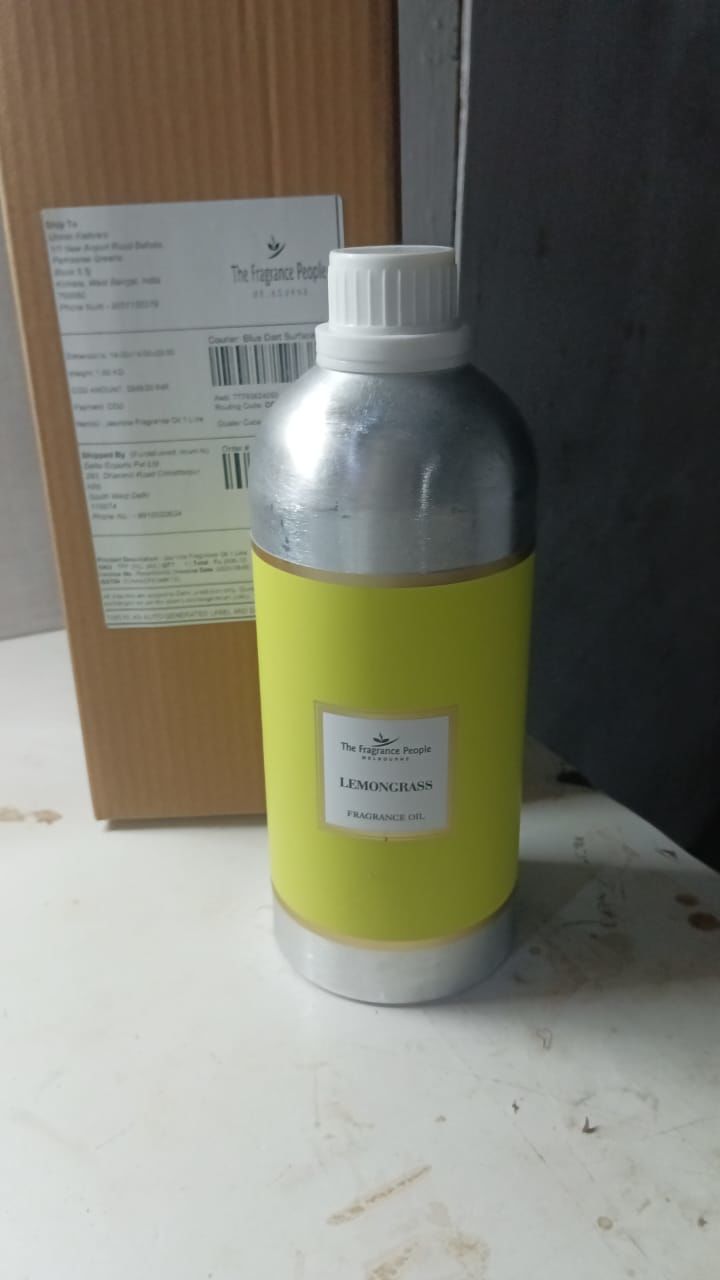 Customer photo review of Lemon Grass Fragrance Oil  (1 Litre)