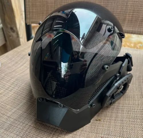 Customer photo review of Basic Cyberpunk Helmet
