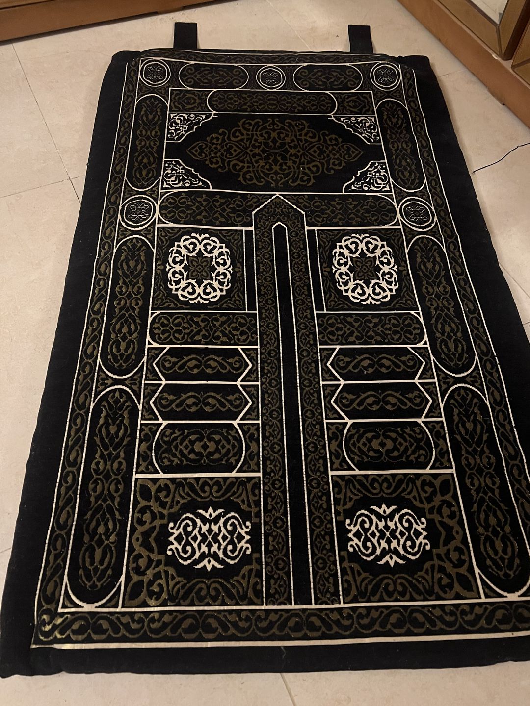 Customer photo review of Memory Foam Portable Prayer Mat