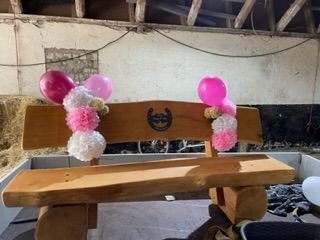 Customer photo review of Glückshufeisen aus edlem Stahl noble Design (personalisierbar) - ausgefallenes Hochzeitsgeschenk