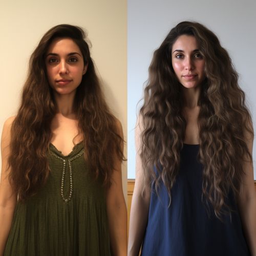 Customer photo review of Enrich Hair Growth Oil