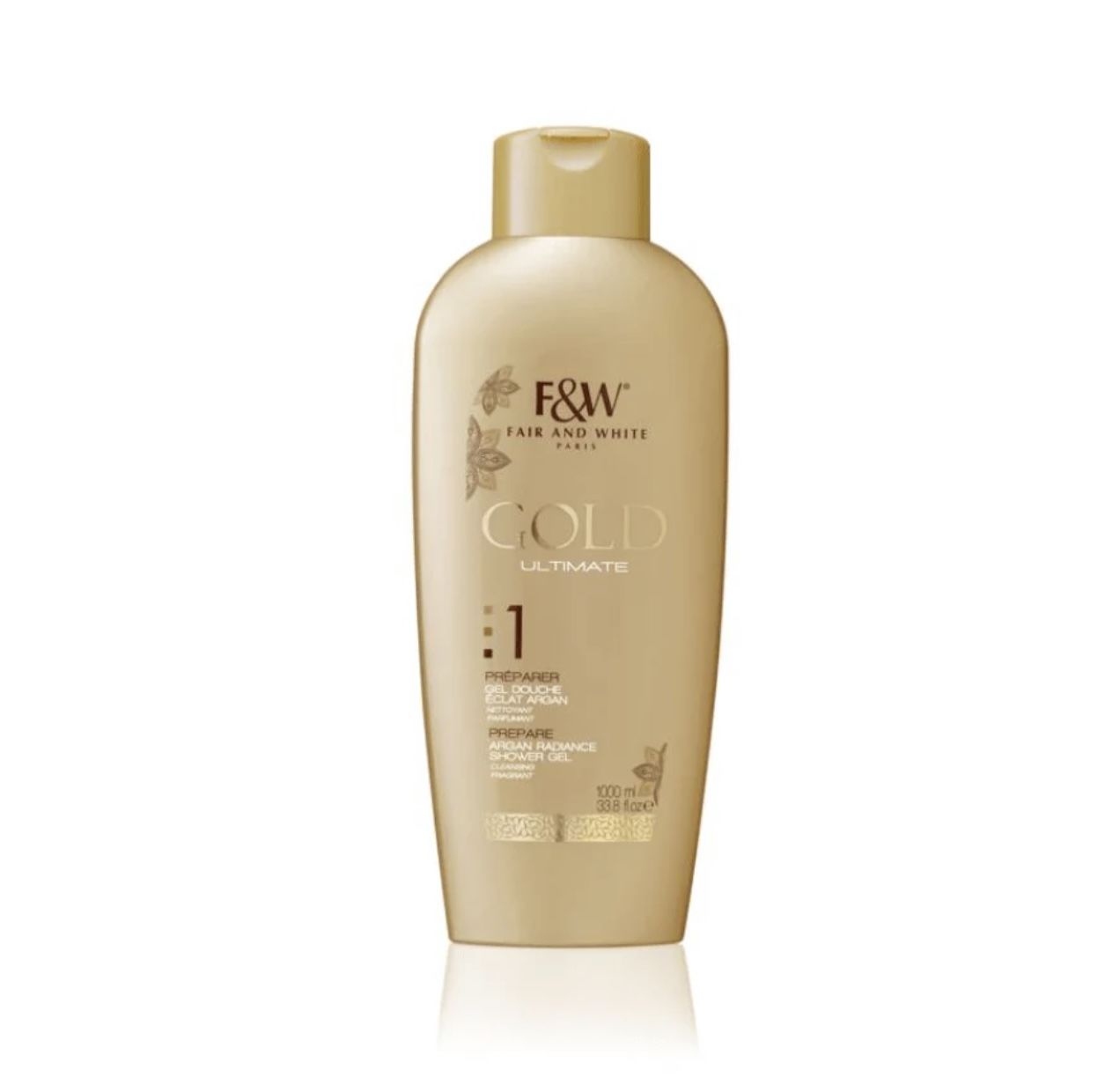 Customer photo review of Fair and White 1: Gold Argan Shower Gel 1000ml / 33.81 fl Oz
