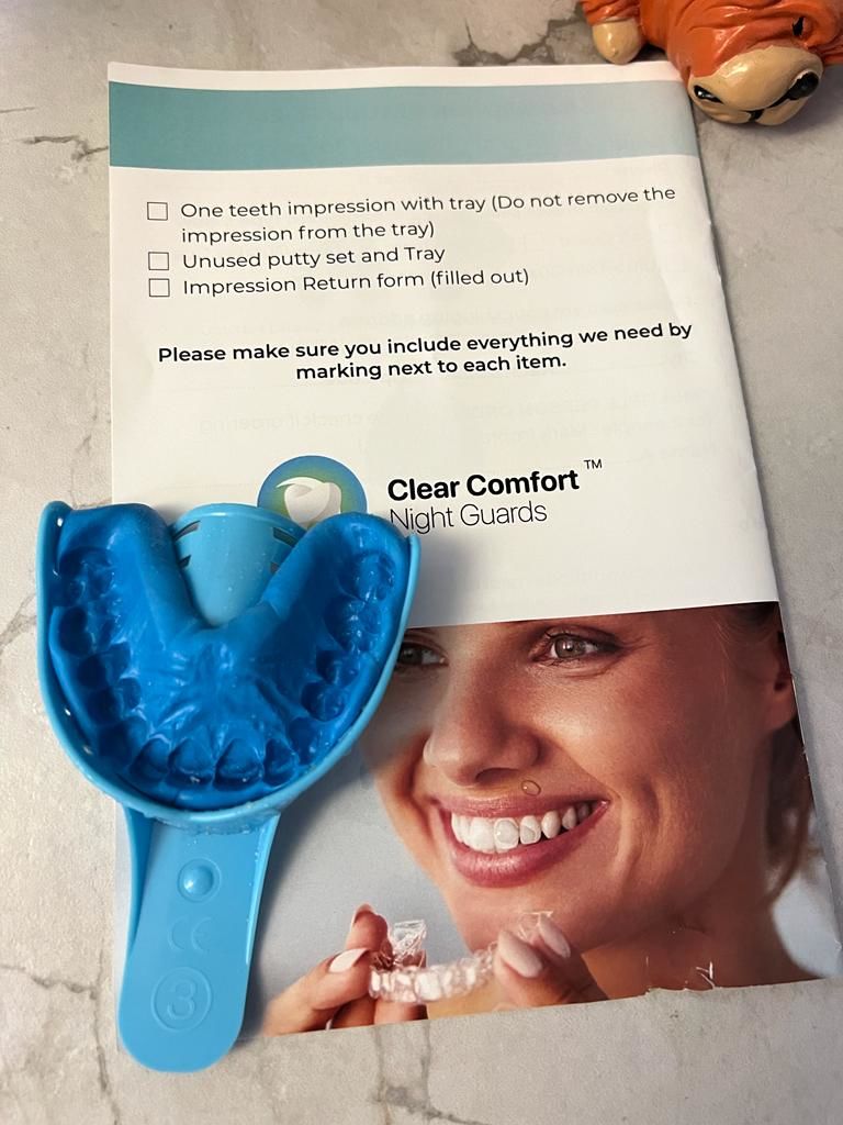 Customer photo review of 3mm Soft Durable Night Guard for Heavy Teeth Grinding/Clenching- Strong Protection with All-Night Comfort