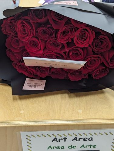 Customer photo review of Red Rose Bouquet