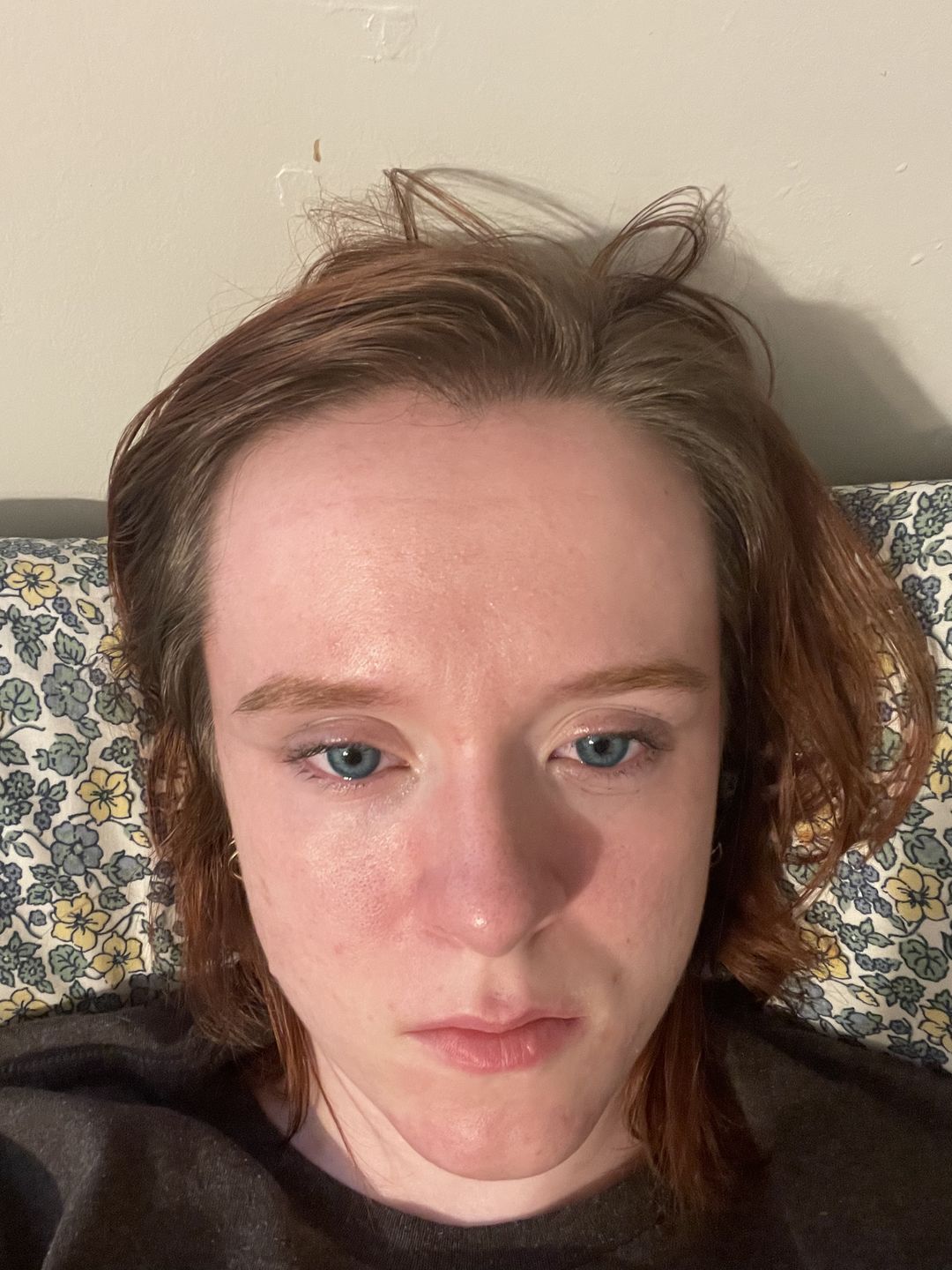 Customer photo review of Amazonia Antarctic Blue Prescription Colored Contact Lenses