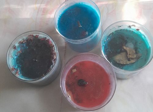 Customer photo review of 5 Mystery Candle Bundle