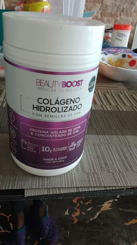 Customer photo review of COLÁGENO HIDROLIZADO CON VITAMINA C, D3, BIOTINA Y SEMILLAS DE UVA