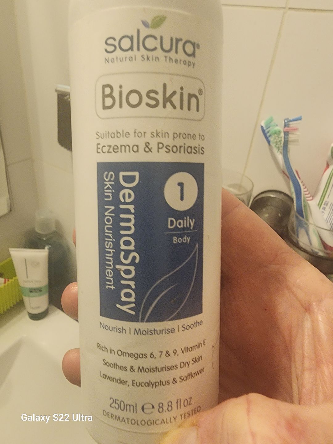 Customer photo review of Bioskin DermaSpray Intensive
