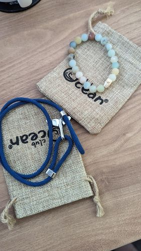 Customer photo review of "Shark" tracking bracelet