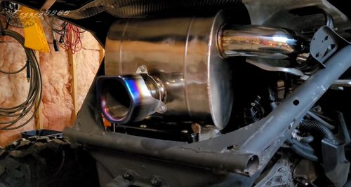 Customer photo review of Can Am Maverick X3 FULL 3" Chambered Q-Series Turbo Back Exhaust System