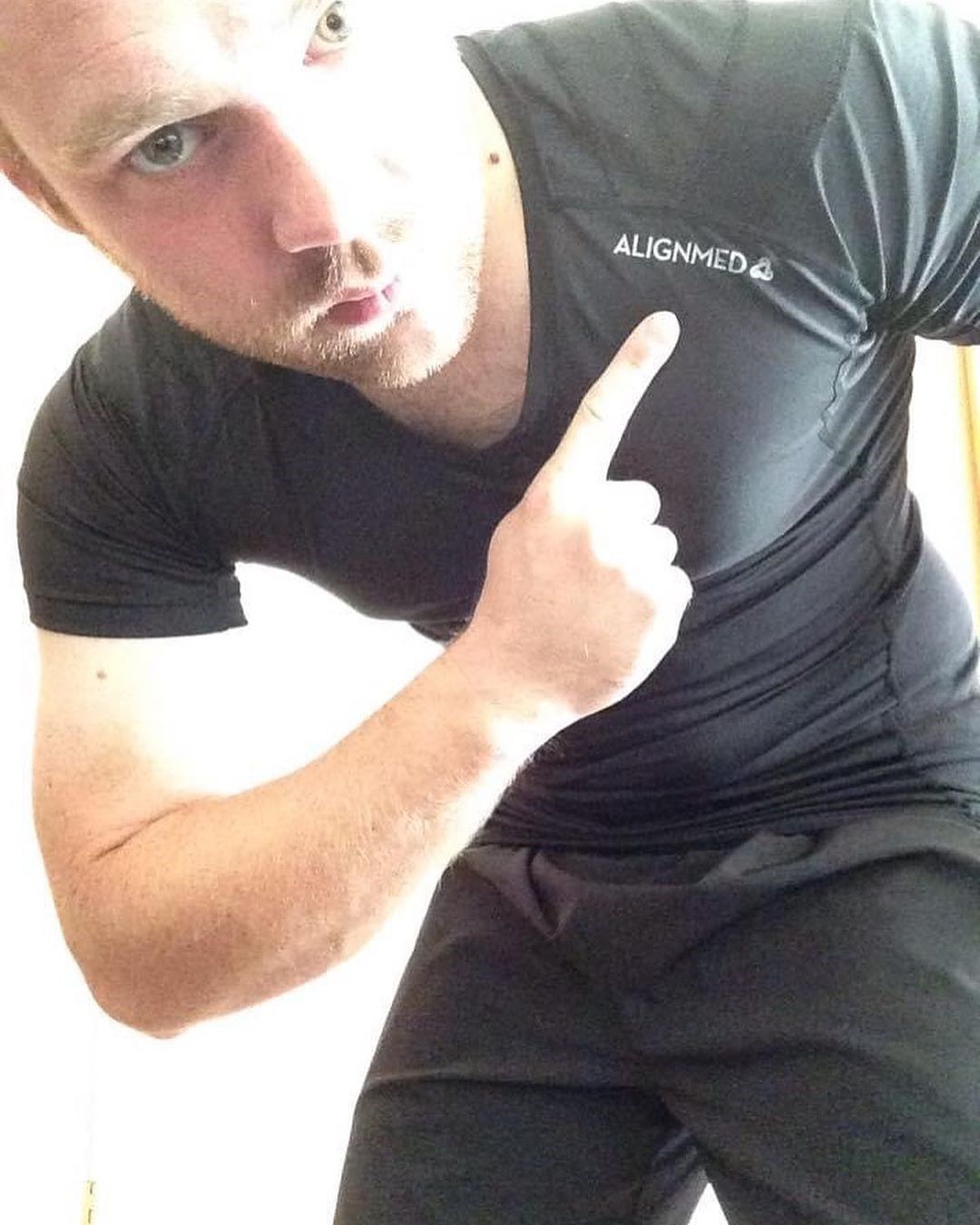 Customer photo review of Posture Shirt® For Men - Pullover