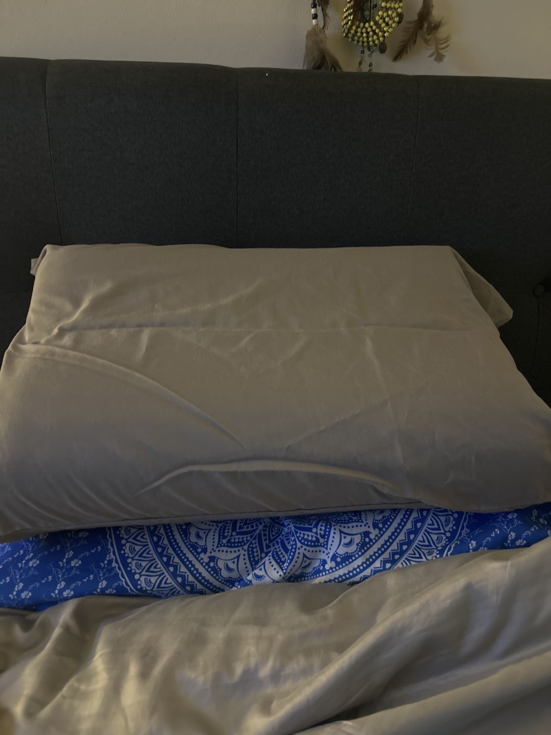 Customer photo review of Muscle Mat Adjustable Foam Pillow