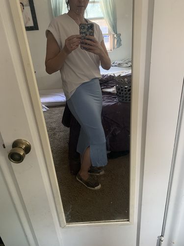 Customer photo review of Brigitte Brianna Runaround Skirt