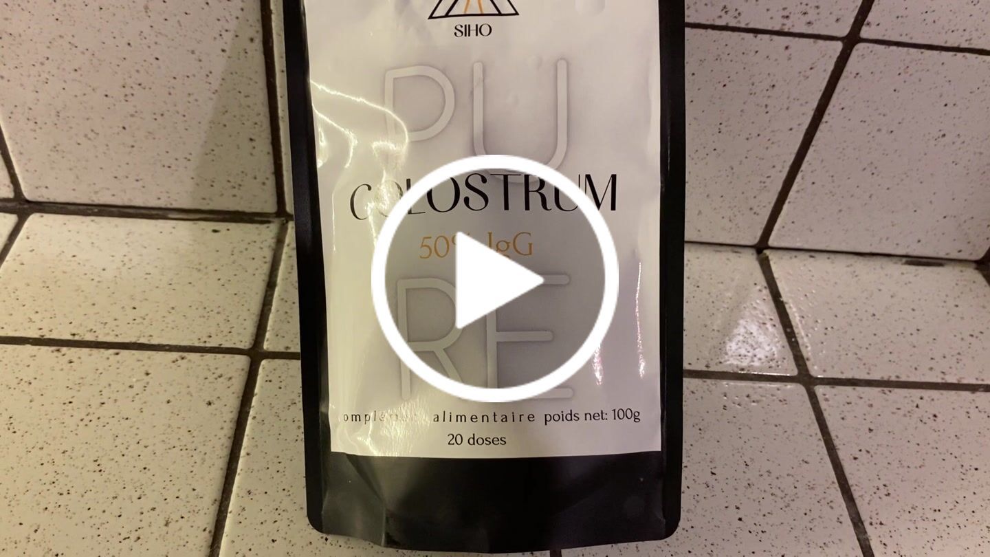 Customer video review of Colostrum