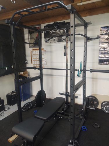 Customer photo review of MAJOR LUTIE PLM05 Power Rack Home Gym Fitness - For Beginner