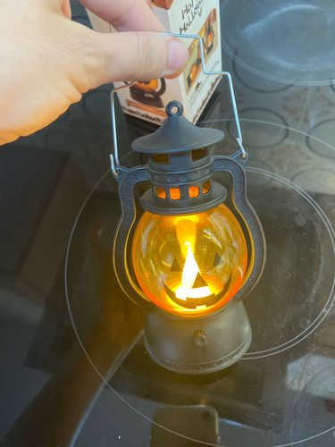Customer photo review of Halloween Spooky Glow Lantern