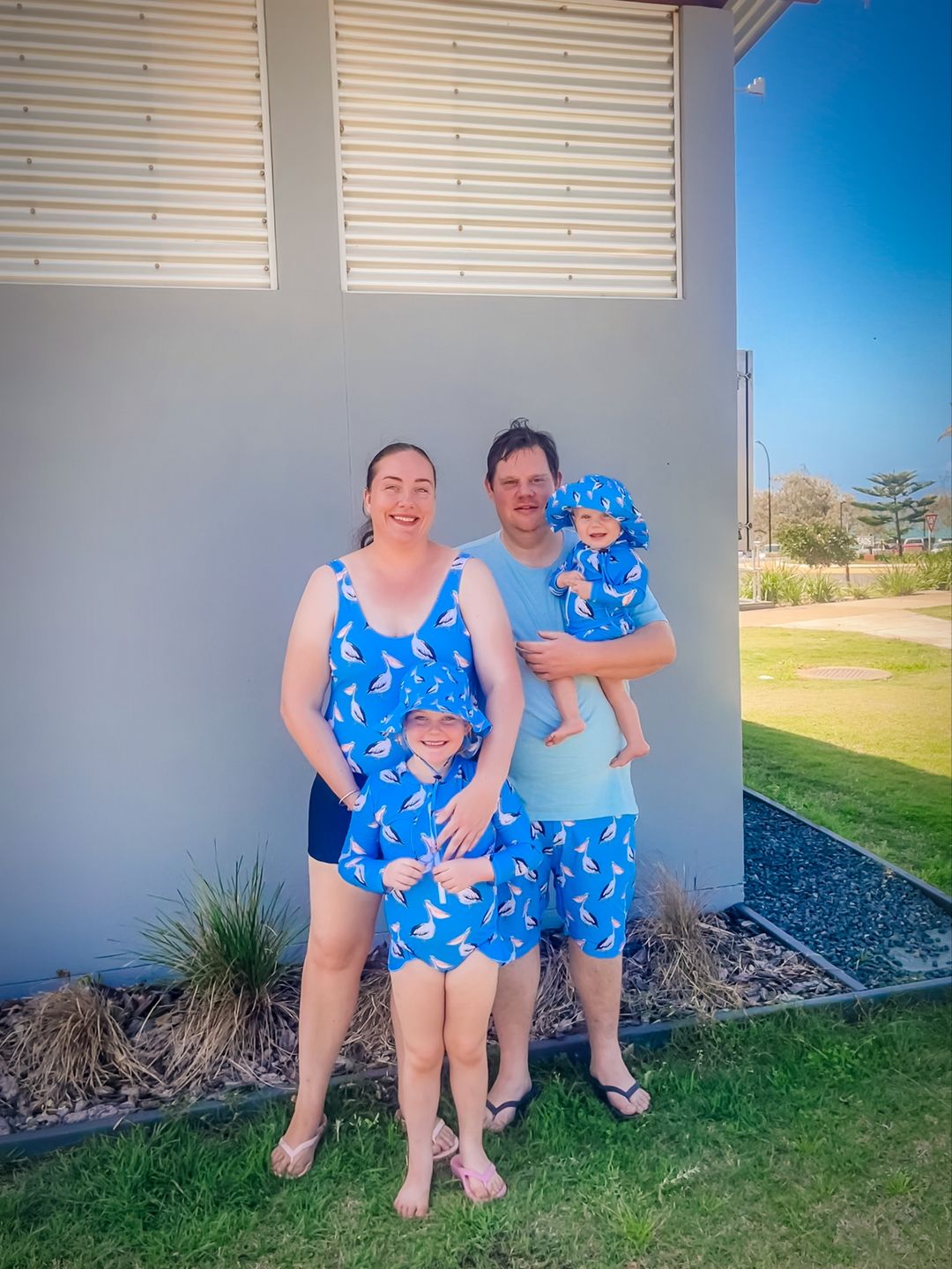 Customer photo review of Pelican Women's One Piece Sleeveless Swimmers