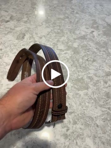 Customer video review of The Purpose Belt - Arrow Patterned 100% Real Leather Belt