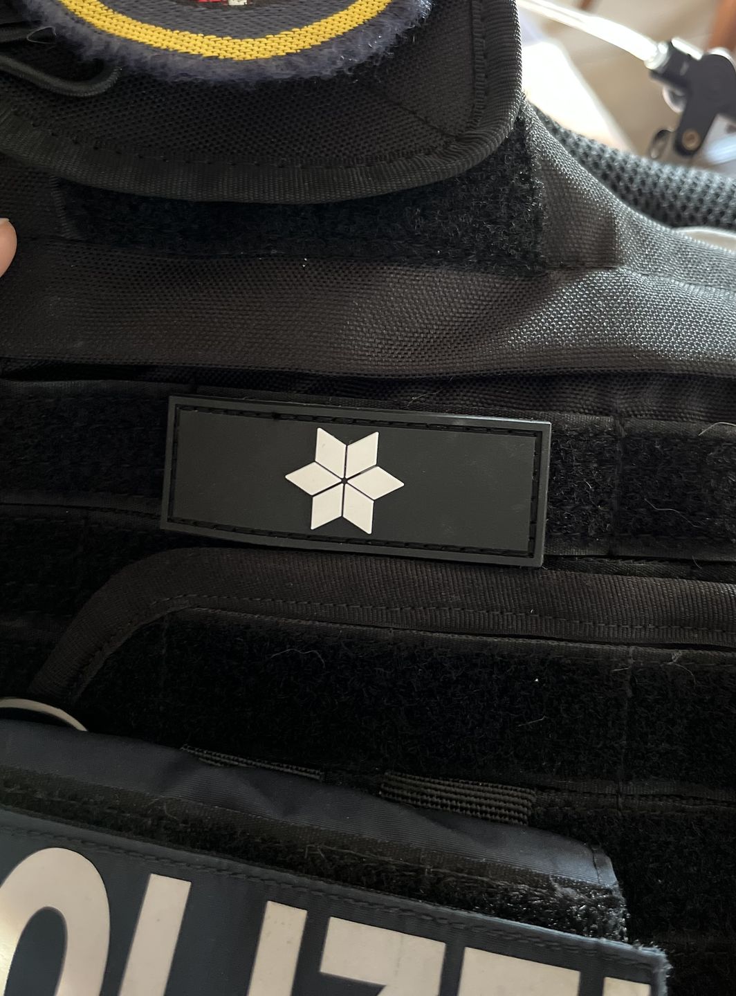 Customer photo review of Dienstgrad Rubber Patches Anwärter - A11
