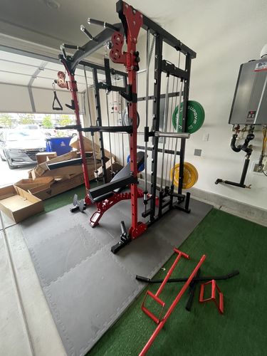 Customer photo review of MAJOR LUTIE SML07 Multi-Functional Smith Machine DIY Multifunctional Home Gym Package Fitness
