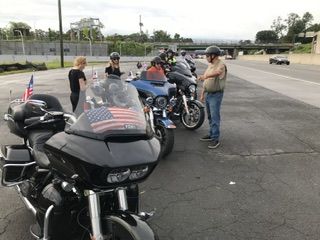 Customer photo review of Retro Leather Half Helmet