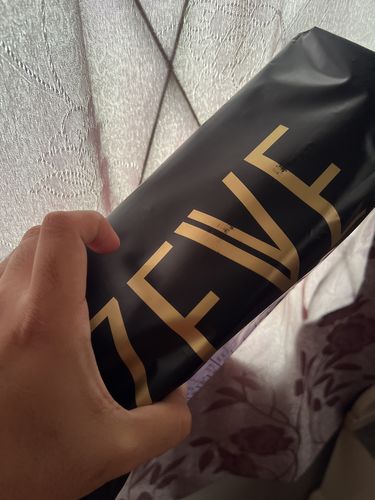 Customer photo review of Cross Strap Sandal - Black Python