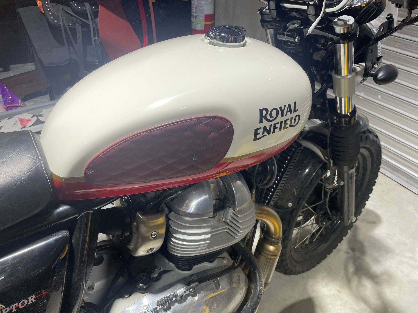 Customer photo review of tank pads mini leather diamond