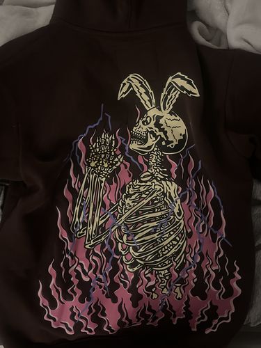 Customer photo review of Pray For Me Hoodie (BROWN)