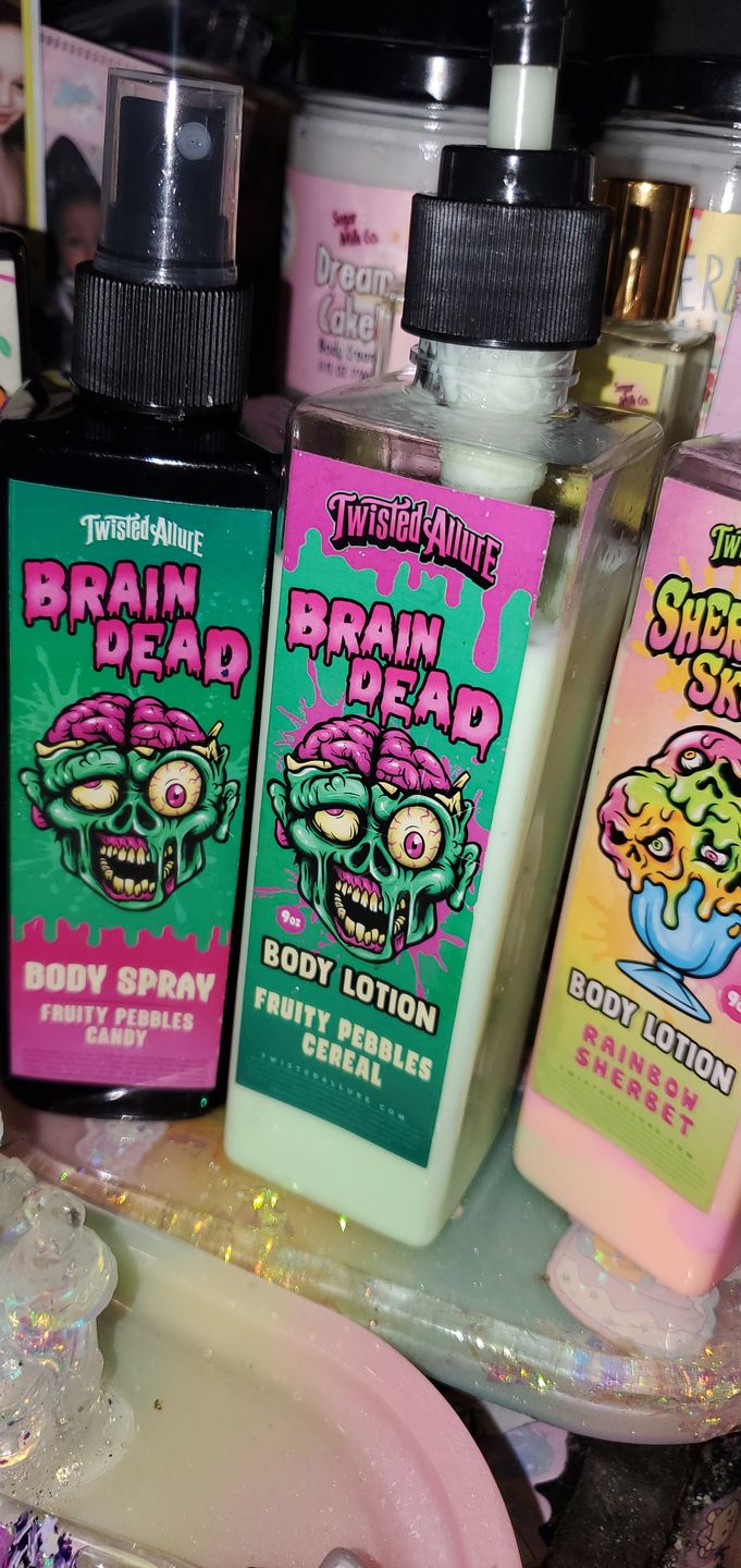 Customer photo review of Brain Dead Body Lotion (Fruity Pebbles Cereal)