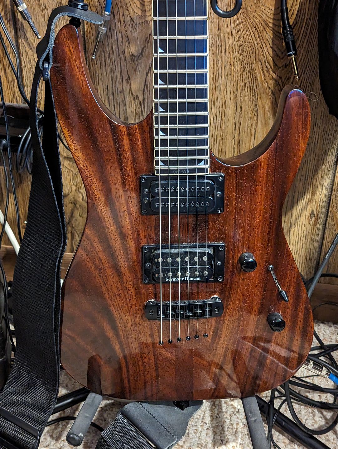 Customer photo review of 6 String Tone-A-Matic Guitar Bridge