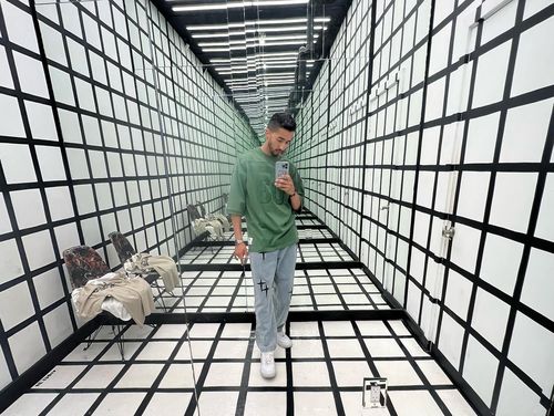 Customer photo review of KAMI NO.5169 LOOSE BAGGY JEANS