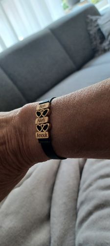 Customer photo review of Mesh bracelet black