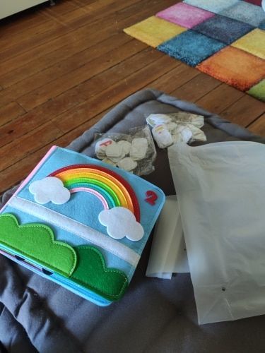 Customer photo review of Adventure Book - Washable Montessori Book