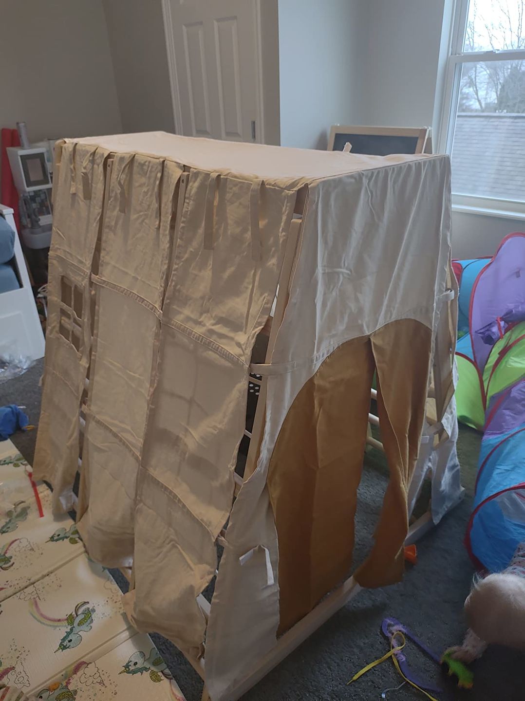 Customer photo review of Magnolia Tent Covering For Magnolia Playset - Climber not Included