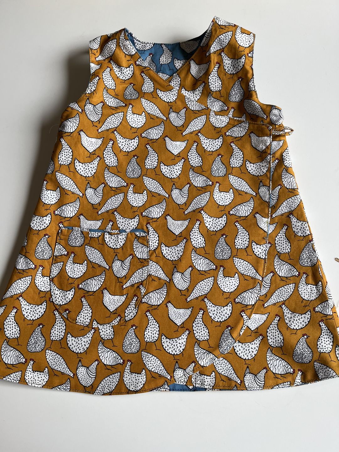 Customer photo review of Hens Rose & Hubble Cotton Poplin Fabric