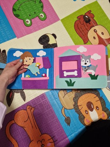 Customer photo review of Adventure Book - Washable Montessori Book