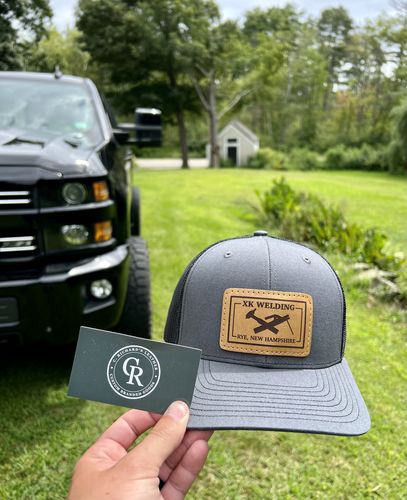 Customer photo review of Richardson 112 Custom Leather Patch Hat