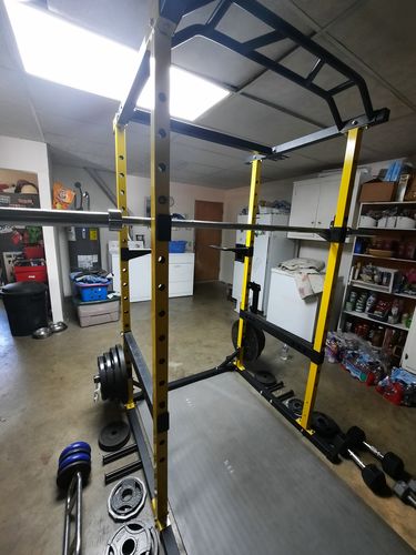 Customer photo review of MAJOR LUTIE PLM05 Power Rack Home Gym Fitness - For Beginner