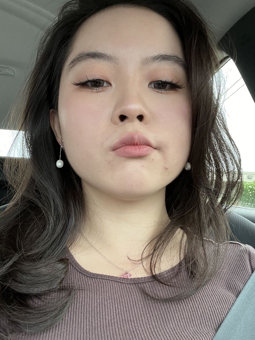 Customer photo review of Adriene Pearl Clip On Earrings in Silver
