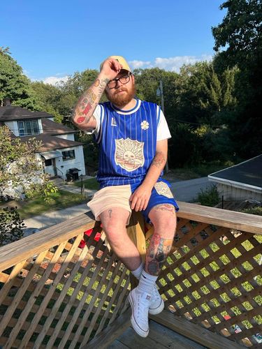 Customer photo review of Mesh Shorts - Golden Dawn