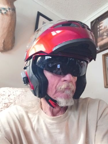 Customer photo review of R3 Modular Full Face Helmet - Bluetooth Headset