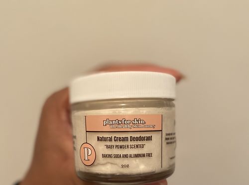 Customer photo review of Natural Cream Deodorant
