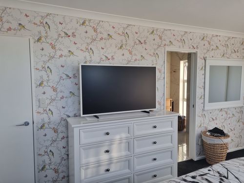 Customer photo review of Phoebe Wallpaper - 3 Colours